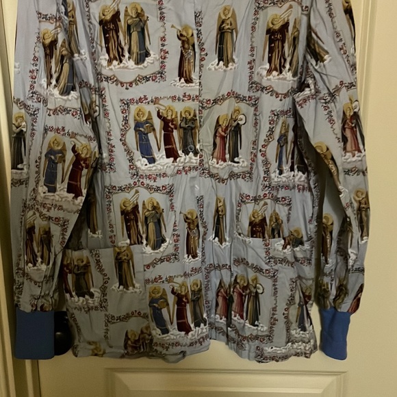 The Vatican library collection vintage 1990’s Angel scrub jacket size medium - Picture 3 of 7